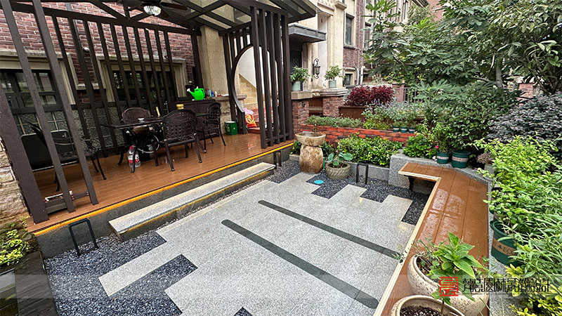 鄭州惠濟(jì)區(qū)30平米庭院設(shè)計(jì)施工案例