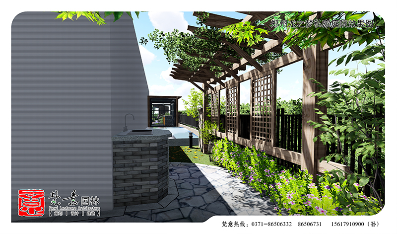 鄭州龍之夢(mèng)私家庭院效果圖